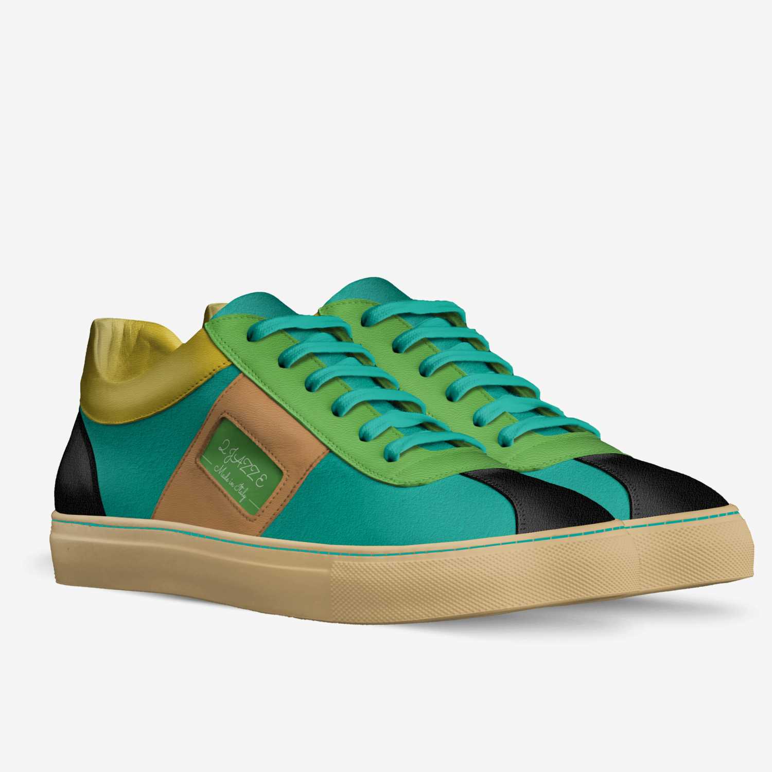 2 JAZZ E custom made in Italy shoes by Jasmine Delaney | Double view