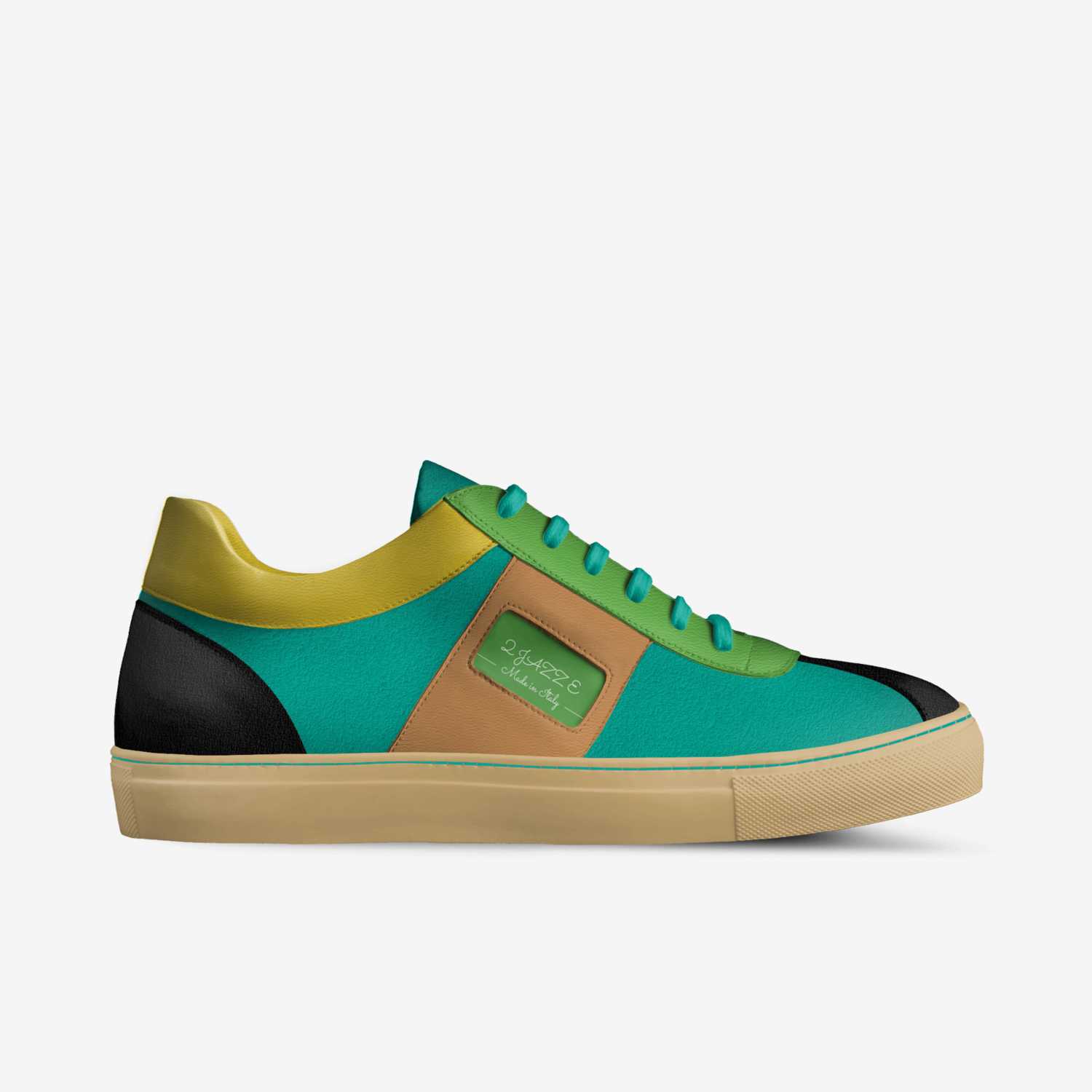 2 JAZZ E custom made in Italy shoes by Jasmine Delaney | Side view