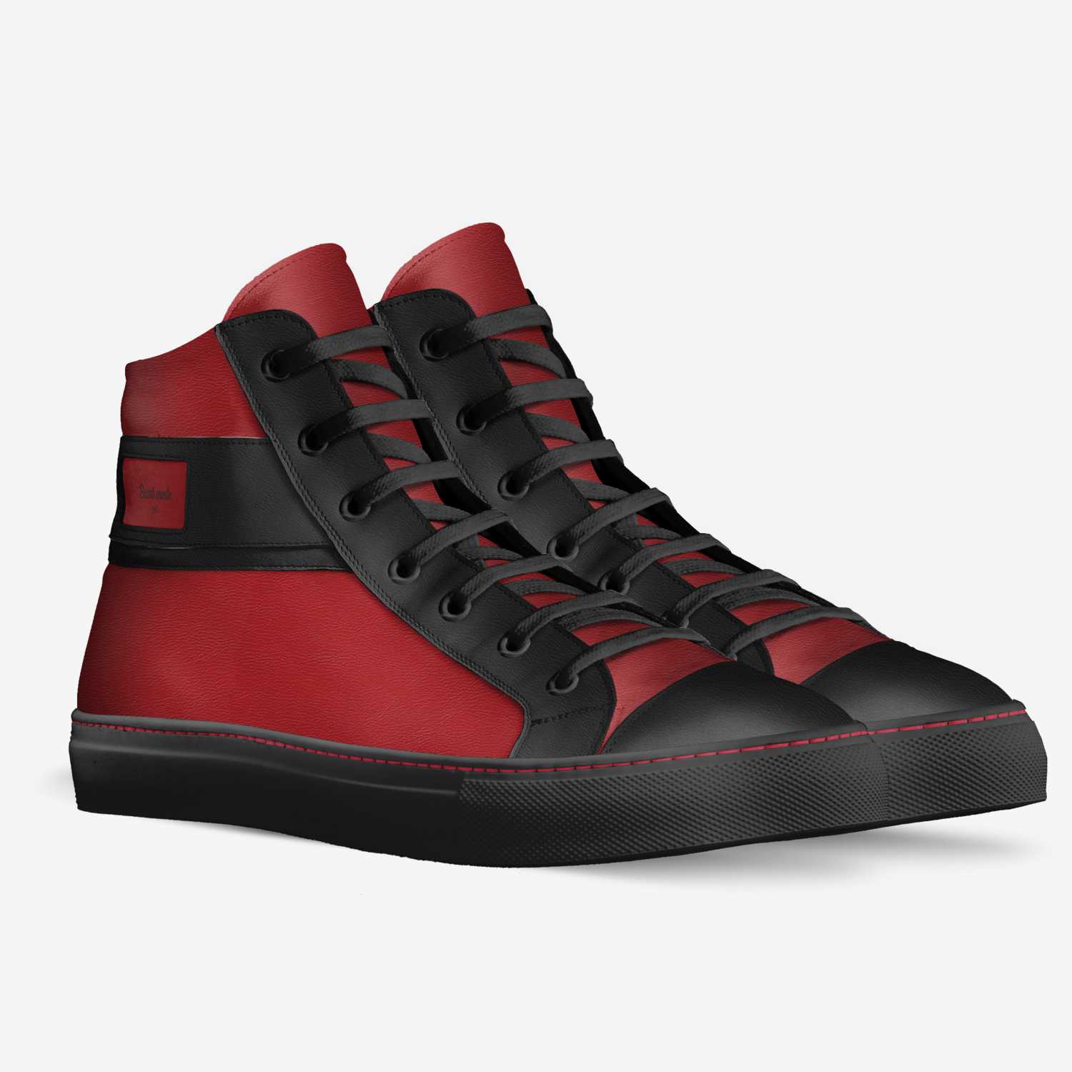 Beast mode custom made in Italy shoes by Jevon Burnley Mr | Double view