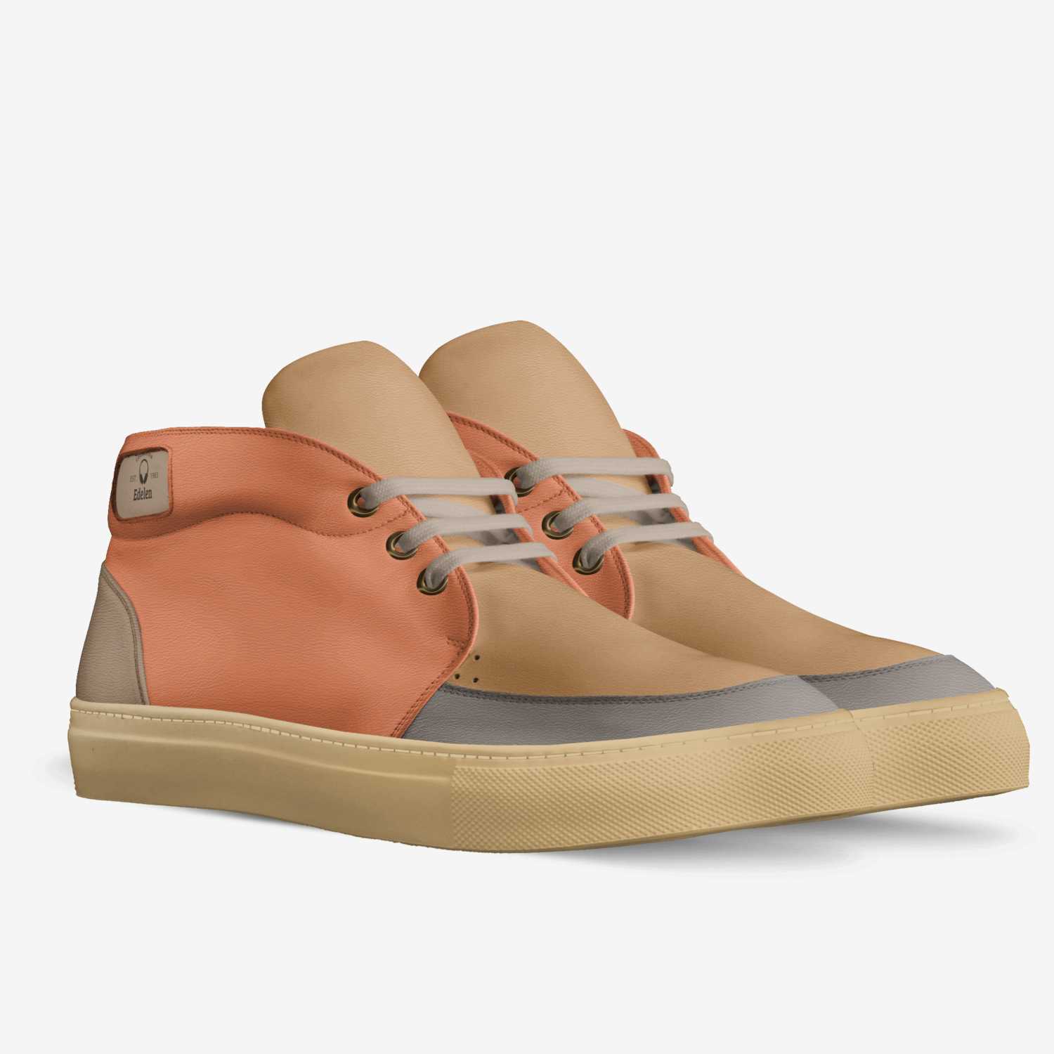 Edelen custom made in Italy shoes by Shauna Hopkins | Double view
