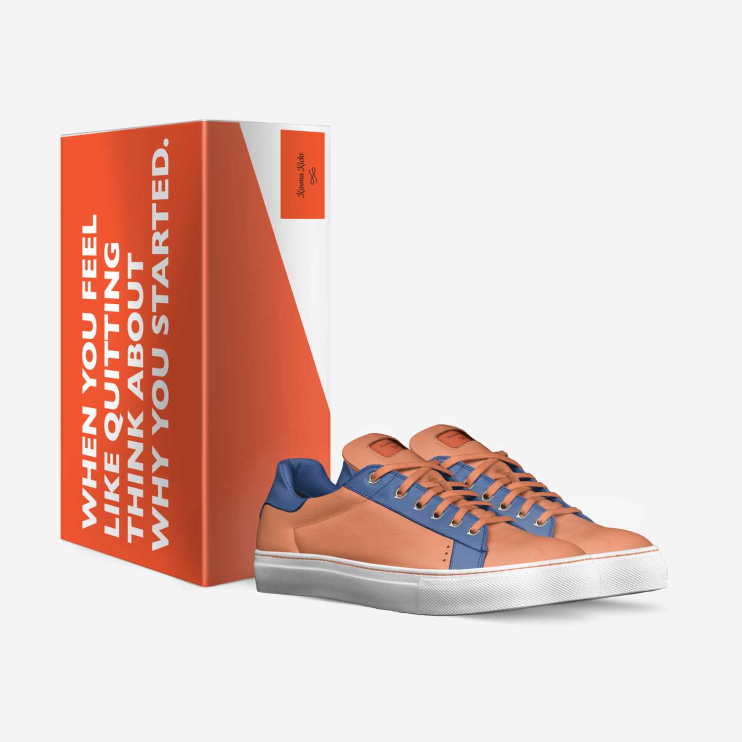 Karma Kicks custom made in Italy shoes by Jamual Stovall | Box view