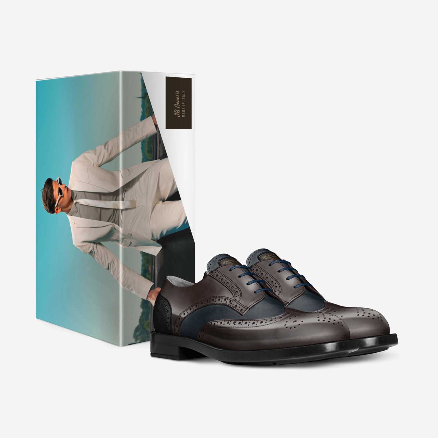IB Genesis custom made in Italy shoes by Jigar Gangdev | Box view