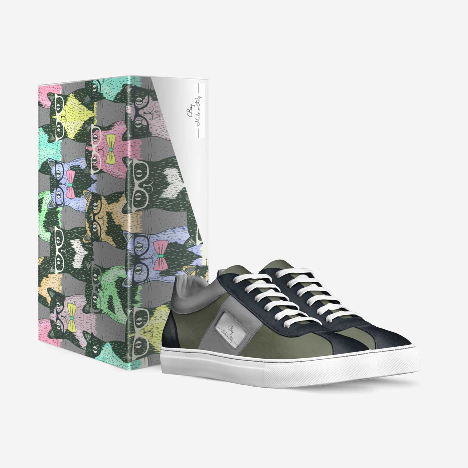 Bay custom made in Italy shoes by Bailey Stephens | Box view