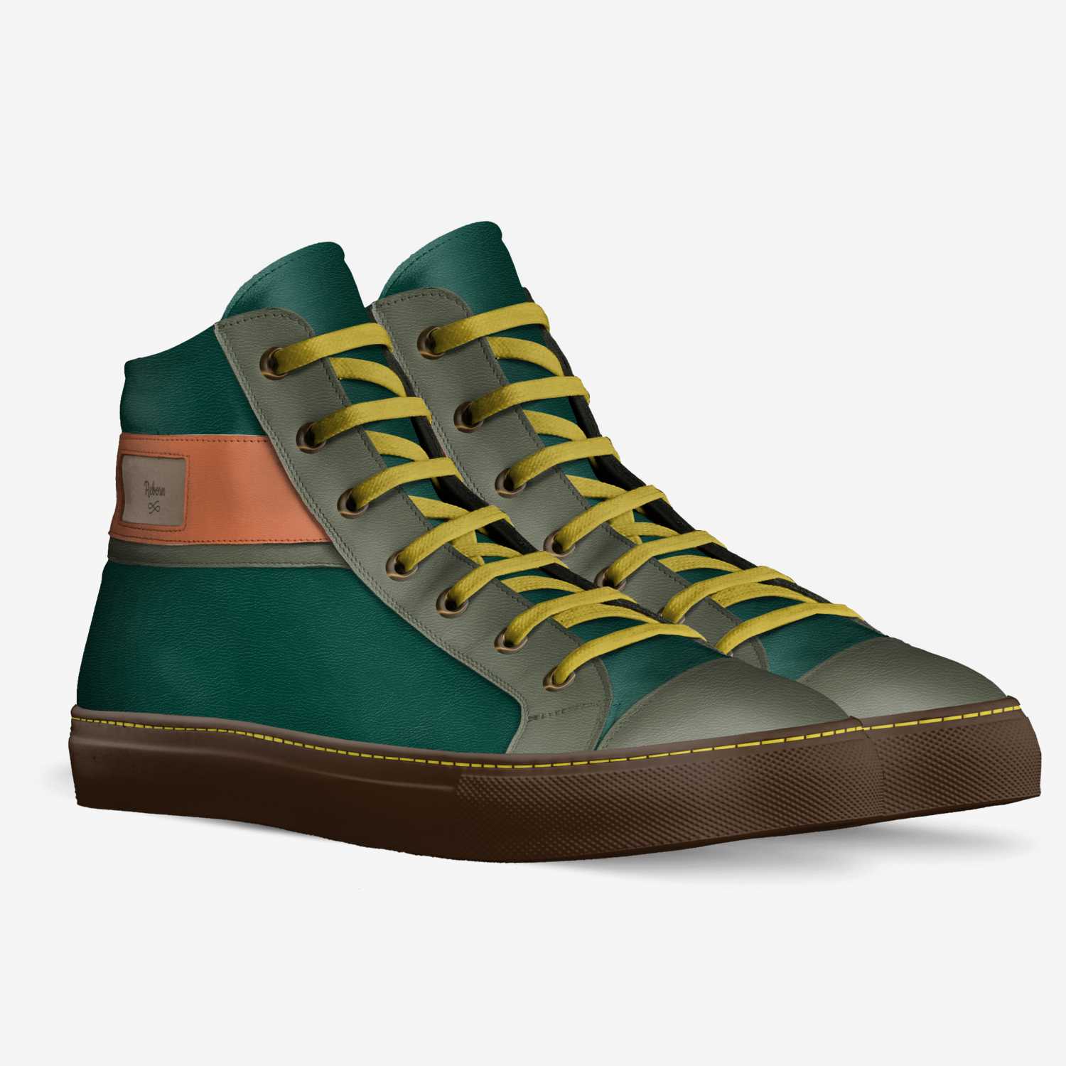 Reborn custom made in Italy shoes by Renata Hall | Double view
