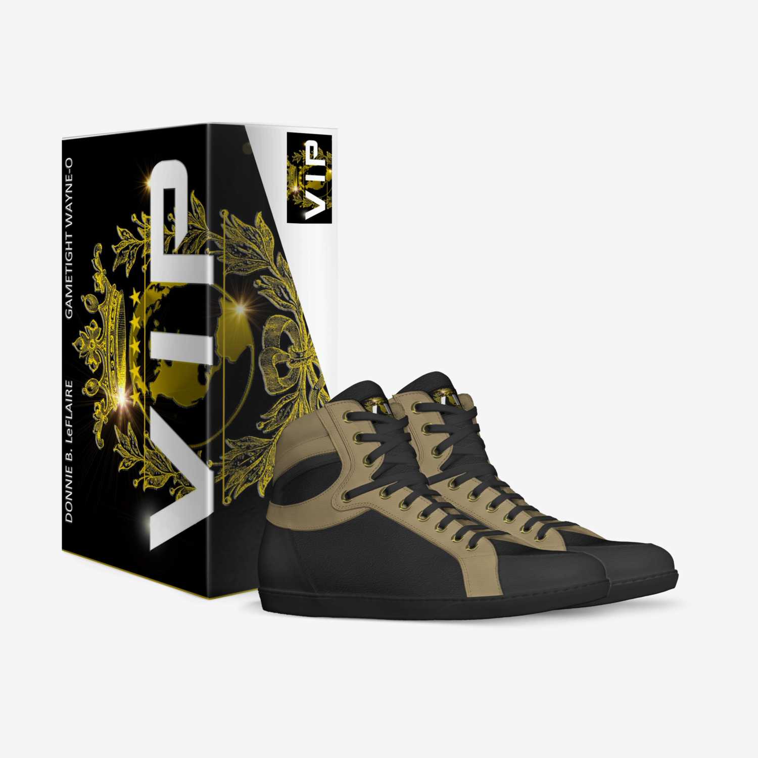 VIP's custom made in Italy shoes by Donnie B. Leflaire | Box view