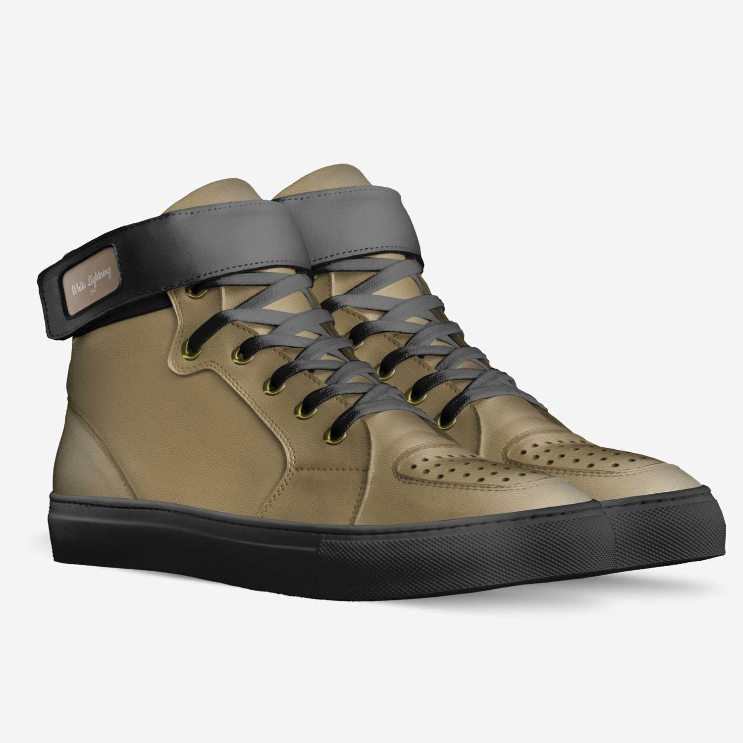 White Lightning custom made in Italy shoes by Morell Edwards | Double view