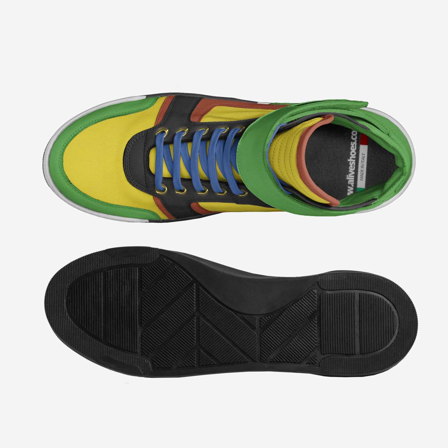 Ace shoes custom made in Italy shoes by Angelea Ace | Top view
