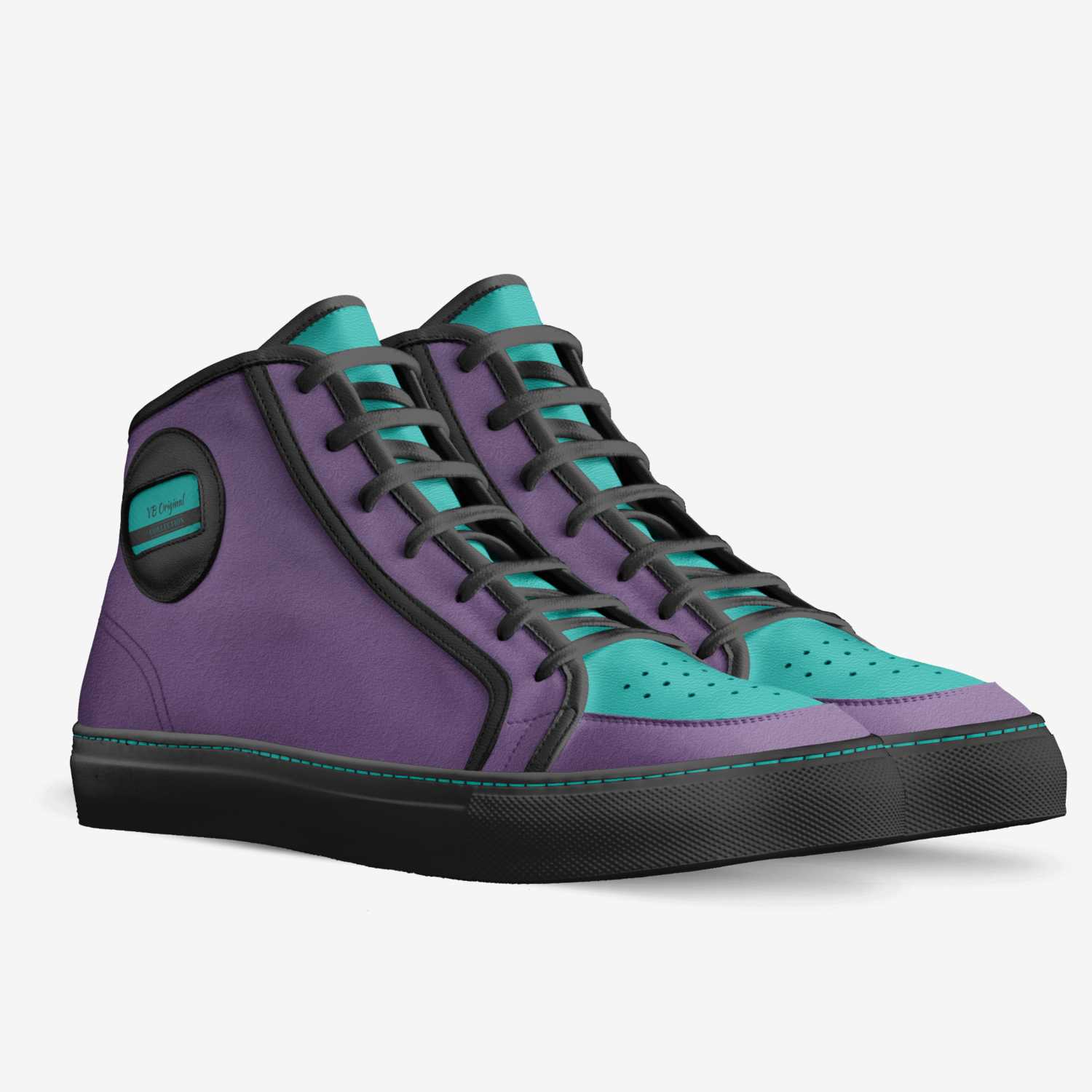YB Original custom made in Italy shoes by Leshawn Youngblood | Double view