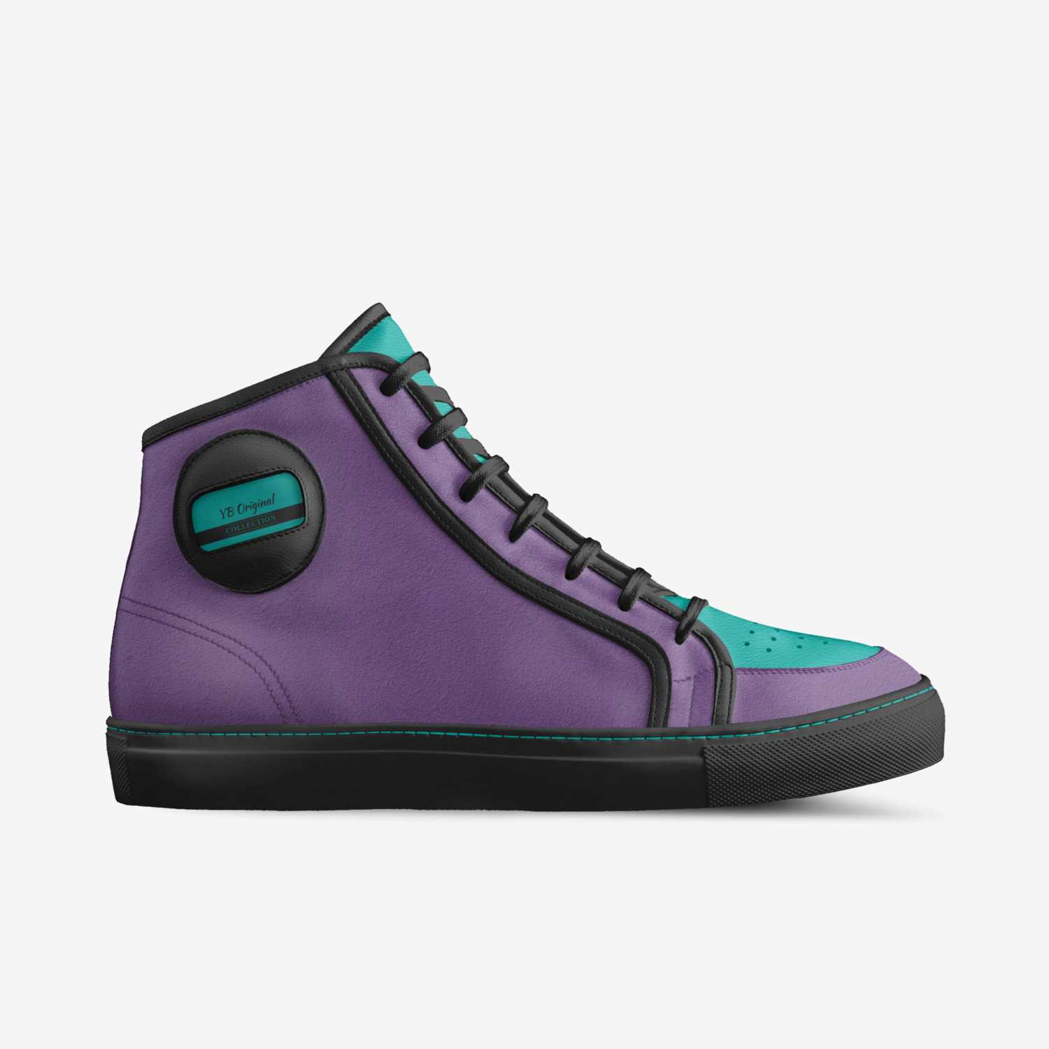 YB Original custom made in Italy shoes by Leshawn Youngblood | Side view
