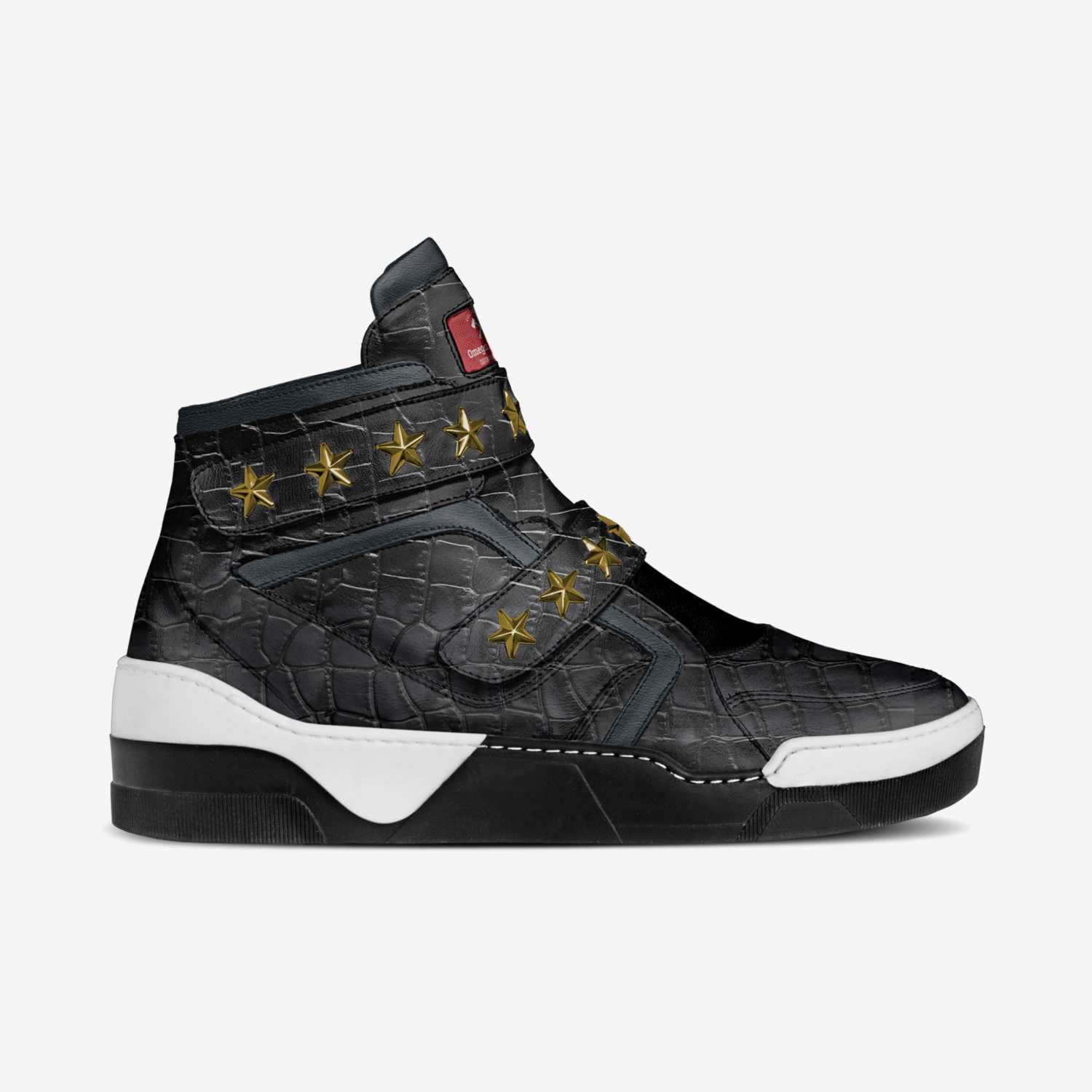 Omega Knights custom made in Italy shoes by Ad Selders | Side view