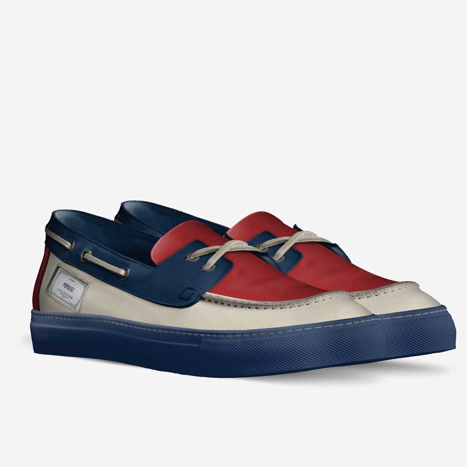 Populist custom made in Italy shoes by Pauline Williams | Double view