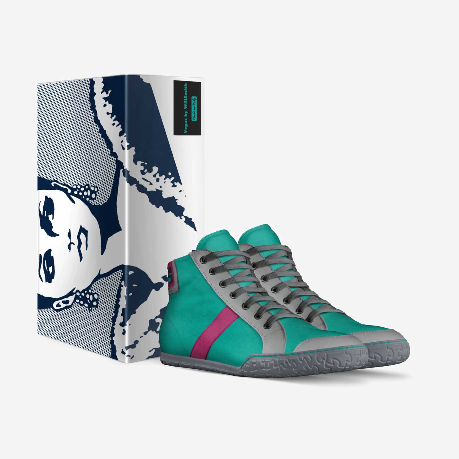 Vegas custom made in Italy shoes by William Smith | Box view