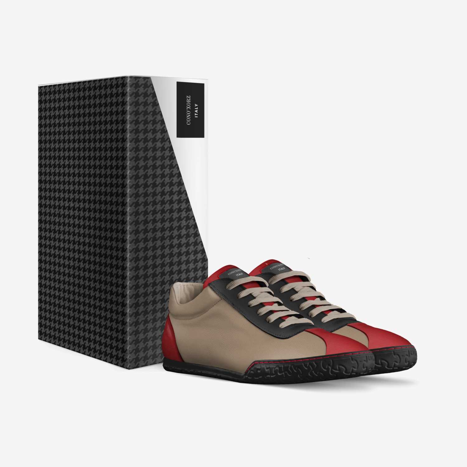 CONO'XORZ custom made in Italy shoes by Jelani Dukes | Box view