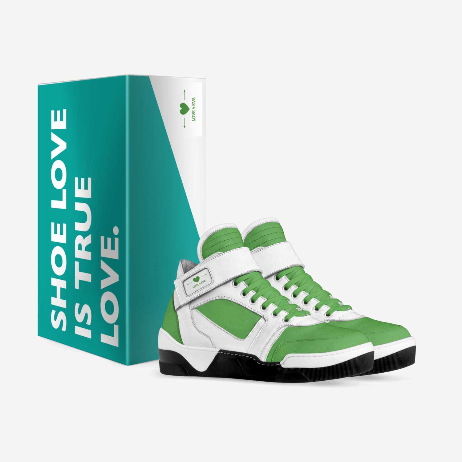 Love 4 Eva custom made in Italy shoes by Yolanda Burgess | Box view
