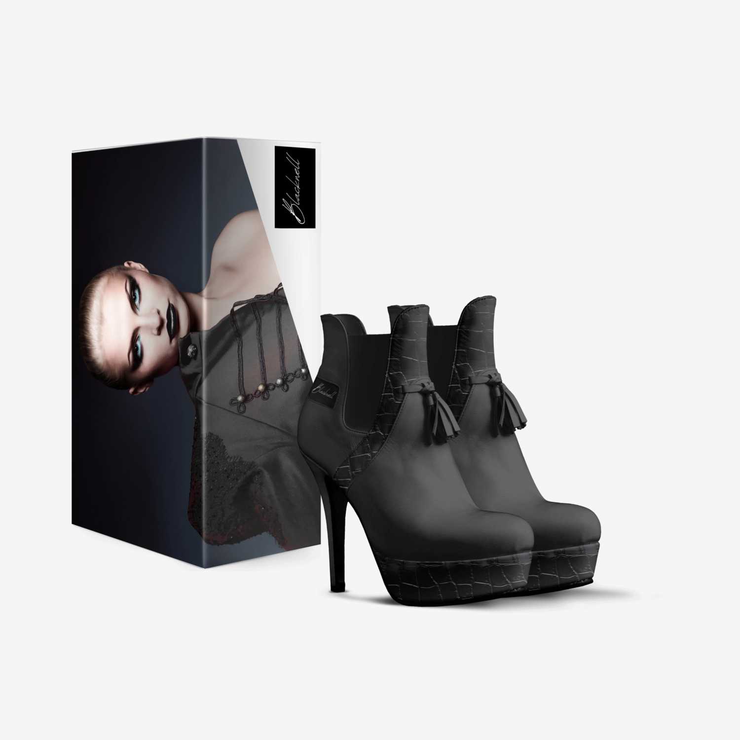 Naomi custom made in Italy shoes by Lawrence Blackwell | Box view