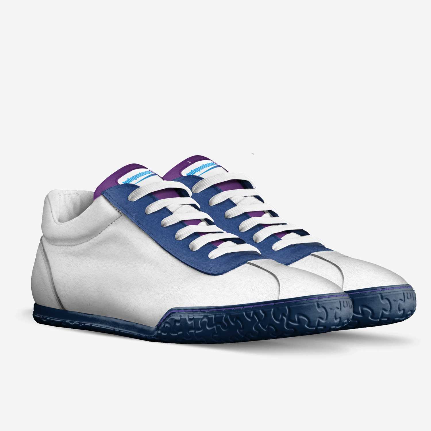 Title Waves custom made in Italy shoes by Limitless Kicks | Double view