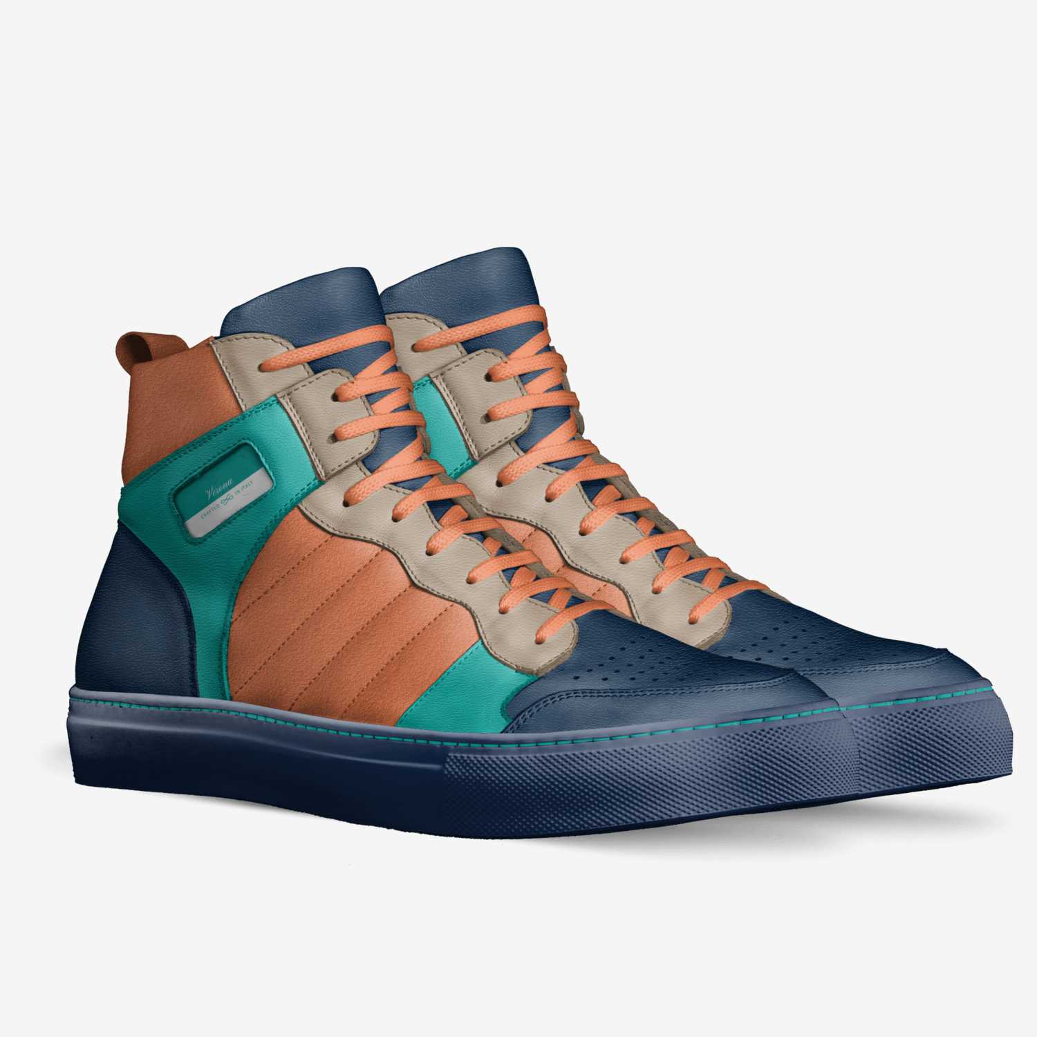 Verona custom made in Italy shoes by Emina Fatic | Double view