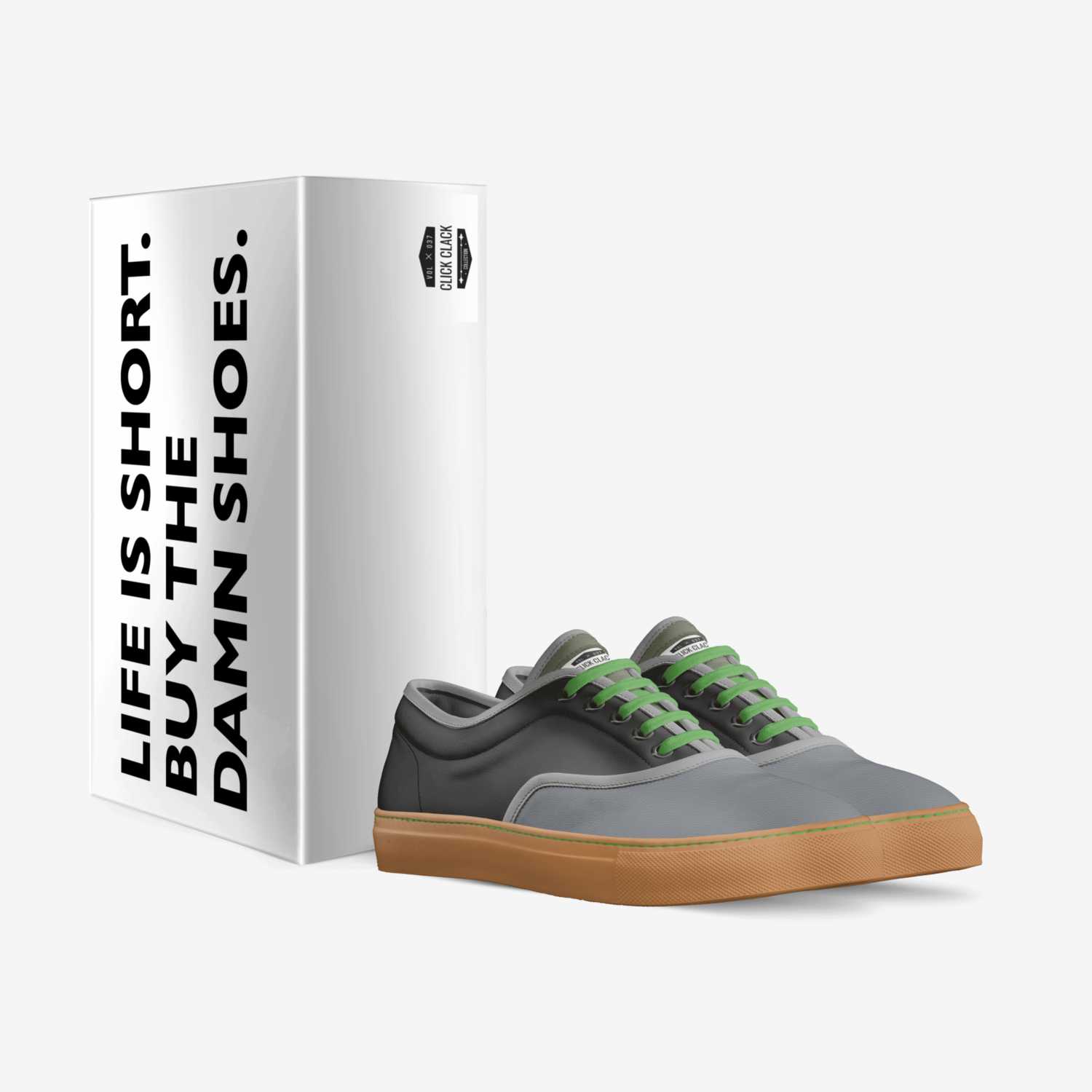 Click Clack custom made in Italy shoes by Anthony Esper | Box view