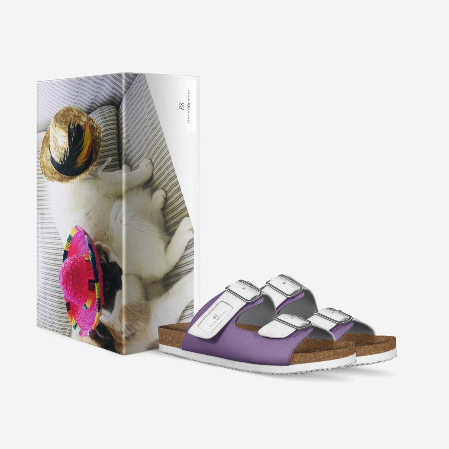 SS custom made in Italy shoes by Scarlett Kajala | Box view