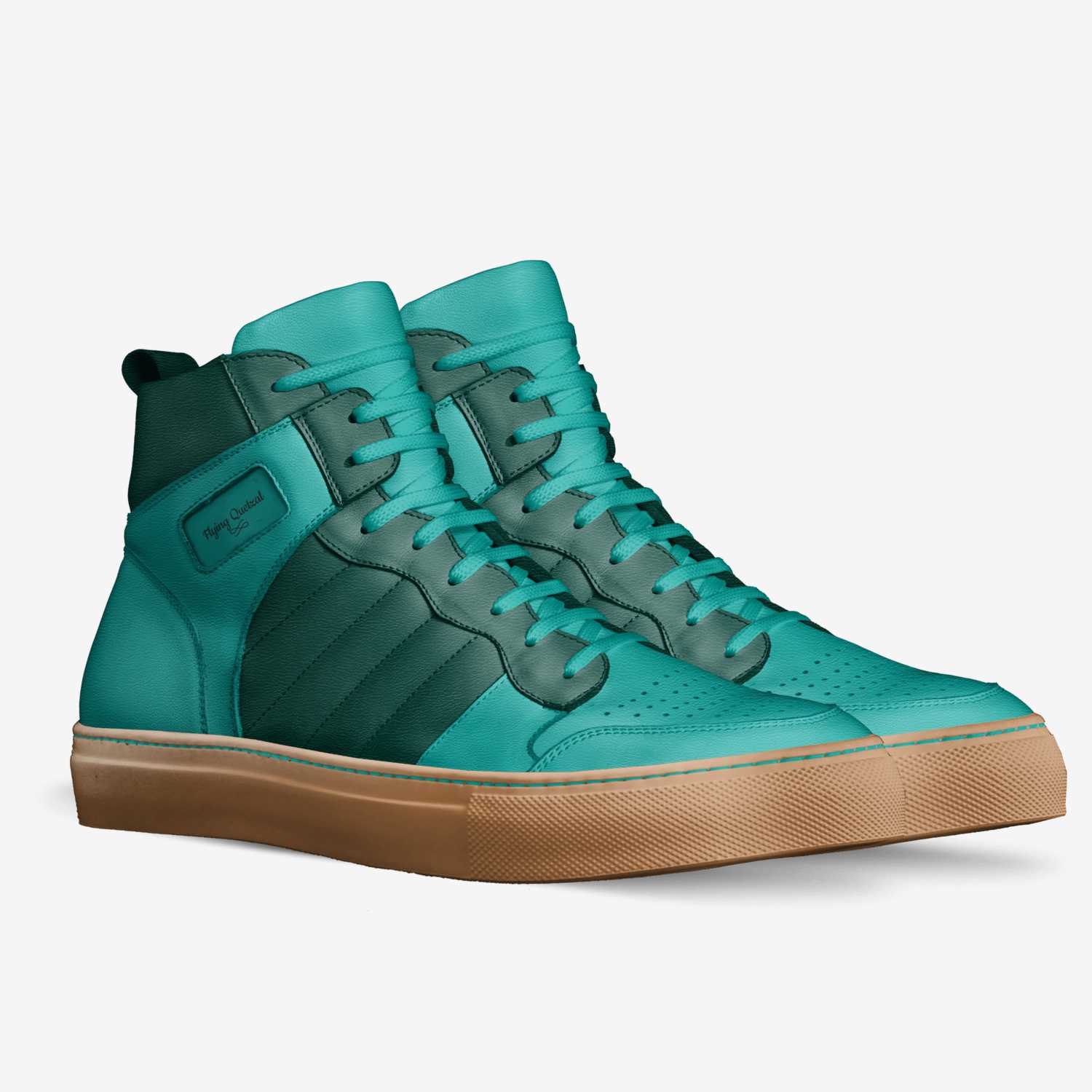 Flying Quetzal custom made in Italy shoes by Jose Morales | Double view