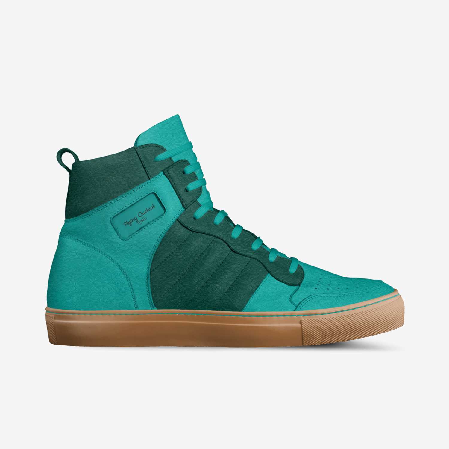 Flying Quetzal custom made in Italy shoes by Jose Morales | Side view