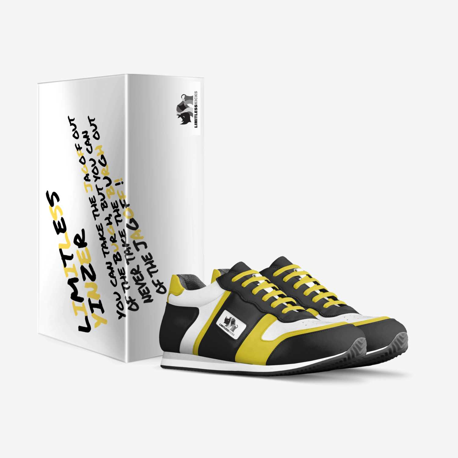 Limitless Yinzer custom made in Italy shoes by John Marchese | Box view