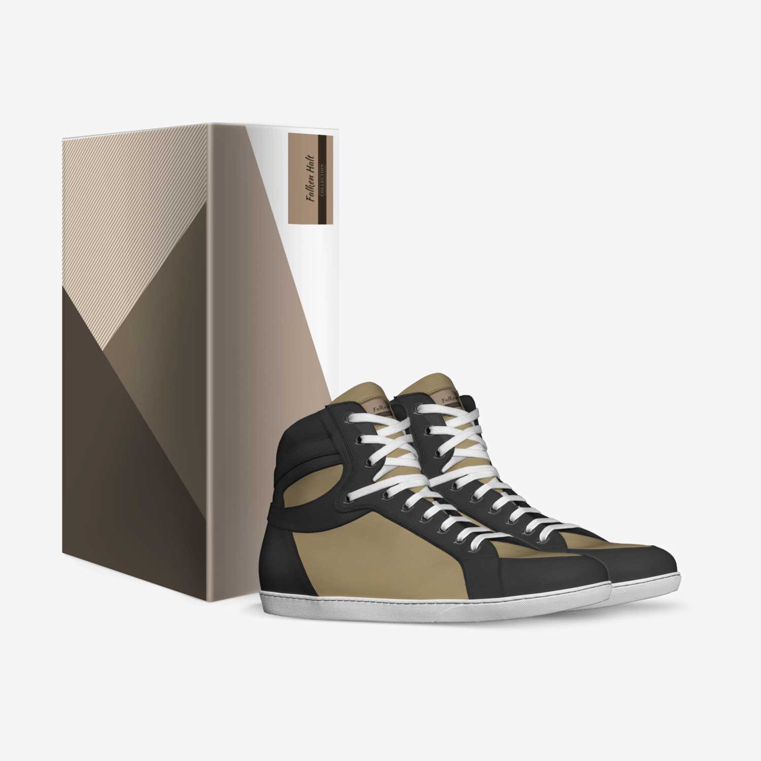 Falken Halt custom made in Italy shoes by Taj Anderson | Box view