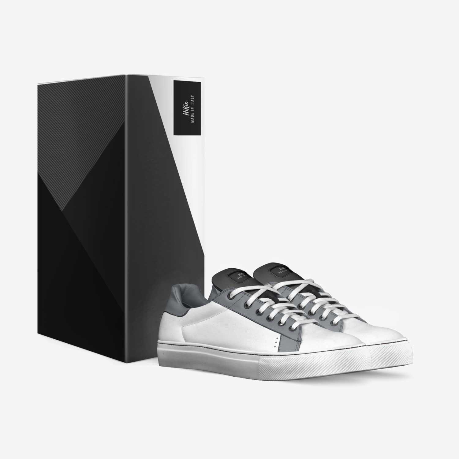Hi Kix custom made in Italy shoes by Joshua Murray | Box view