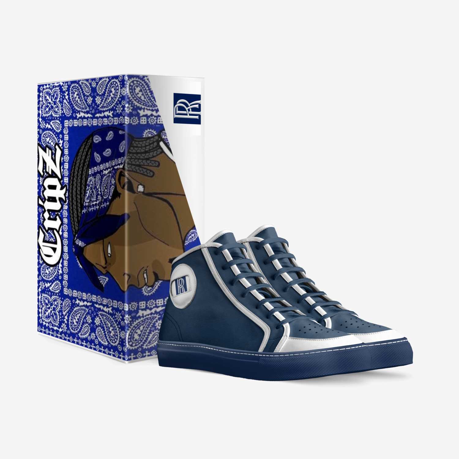 Crip Flights  custom made in Italy shoes by Cat Man Capone | Box view