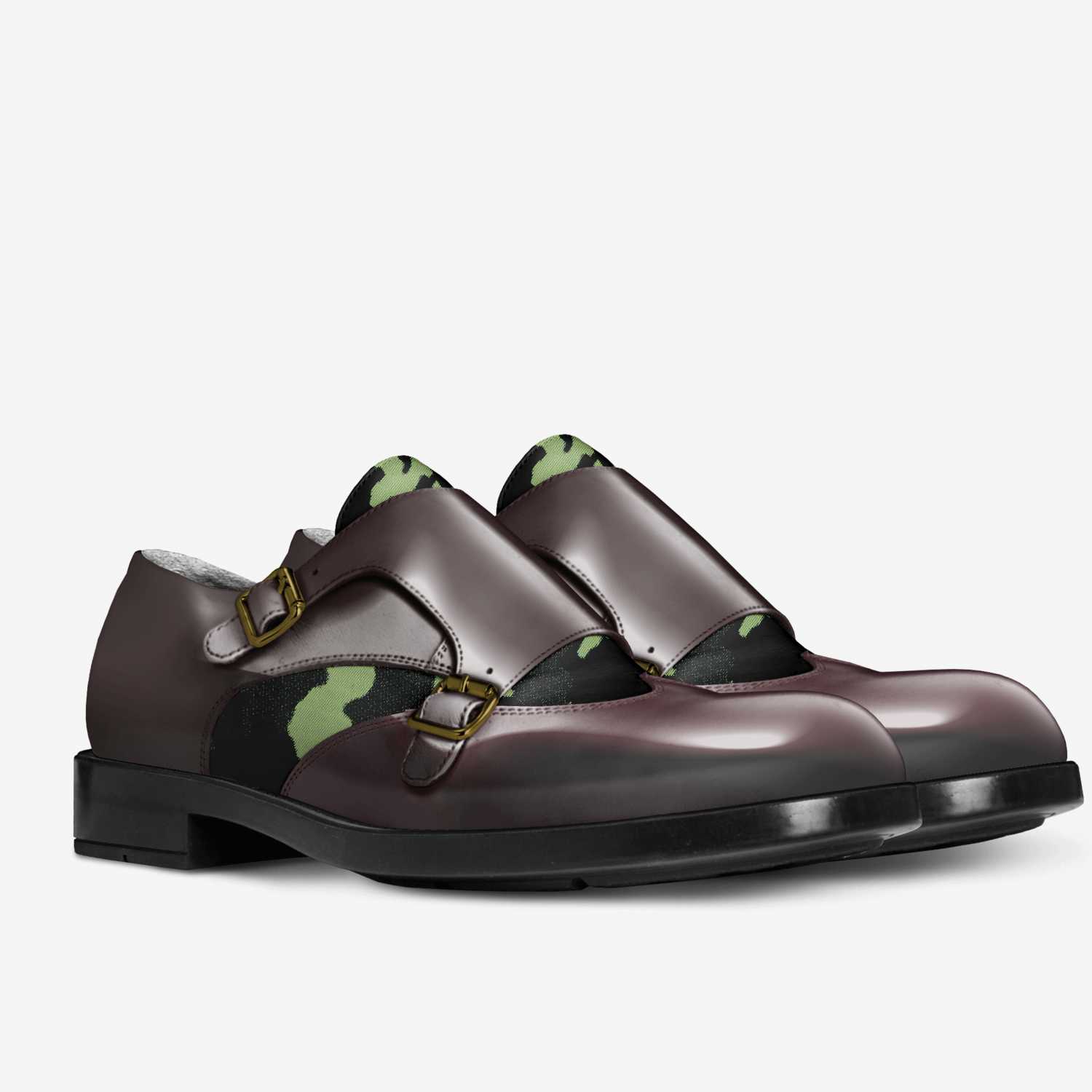 Alexanders custom made in Italy shoes by Darius Alexander | Double view