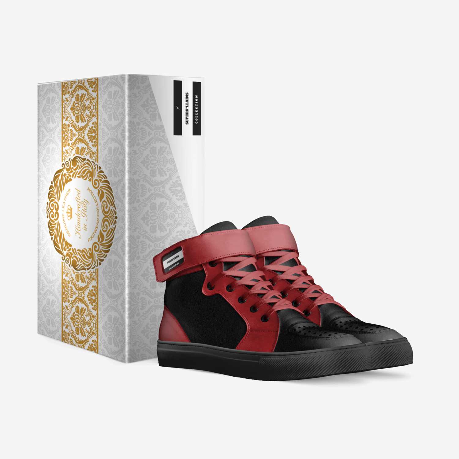 SUPERV*LLAIN1s custom made in Italy shoes by Johnny Lopez | Box view