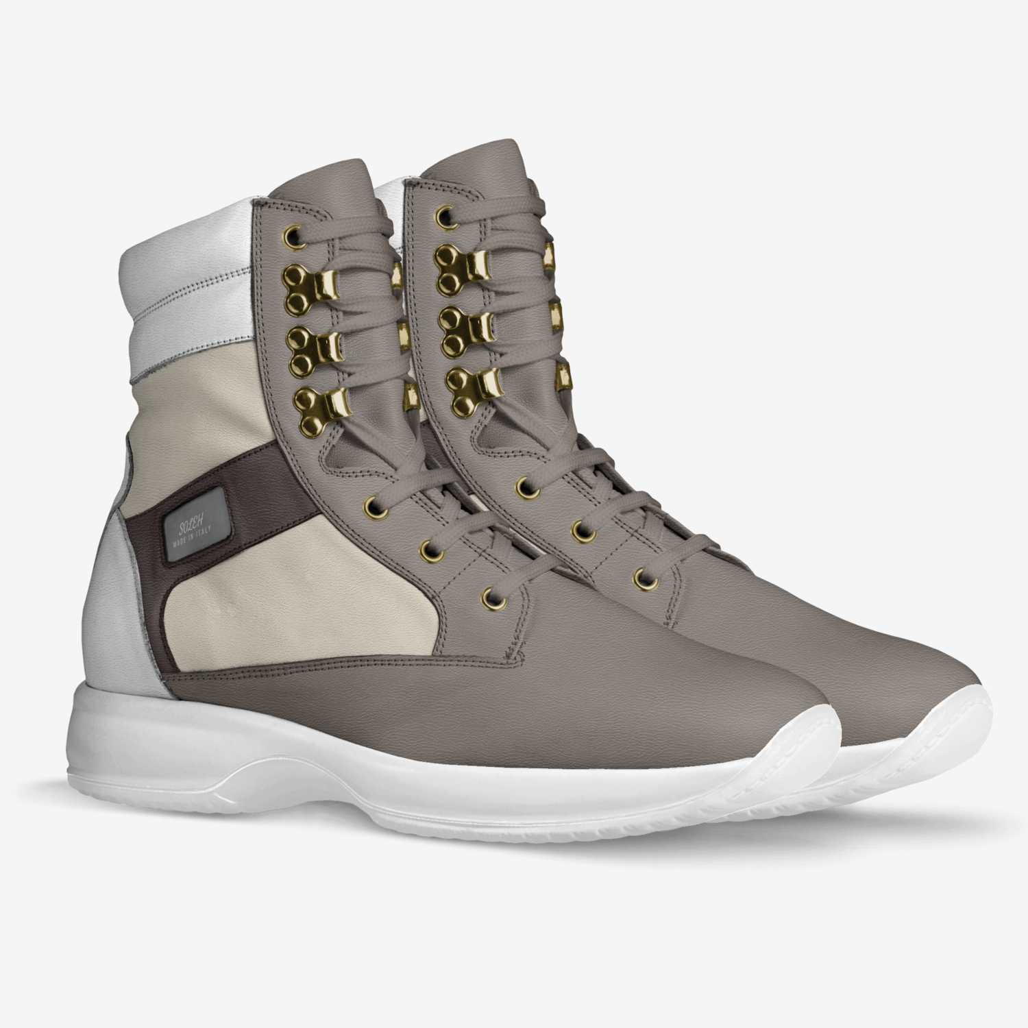 SOLEH custom made in Italy shoes by Iman Saleh | Double view