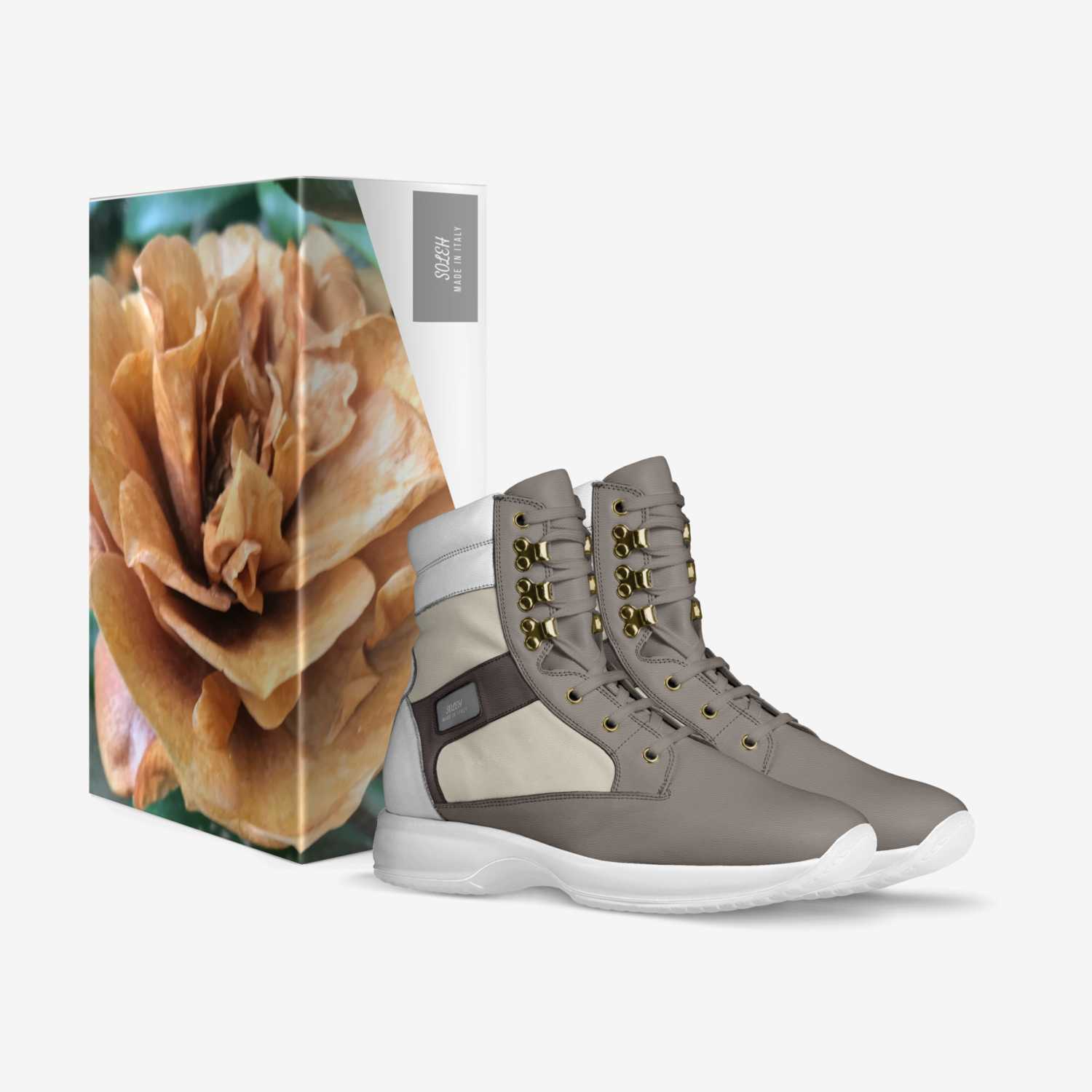 SOLEH custom made in Italy shoes by Iman Saleh | Box view