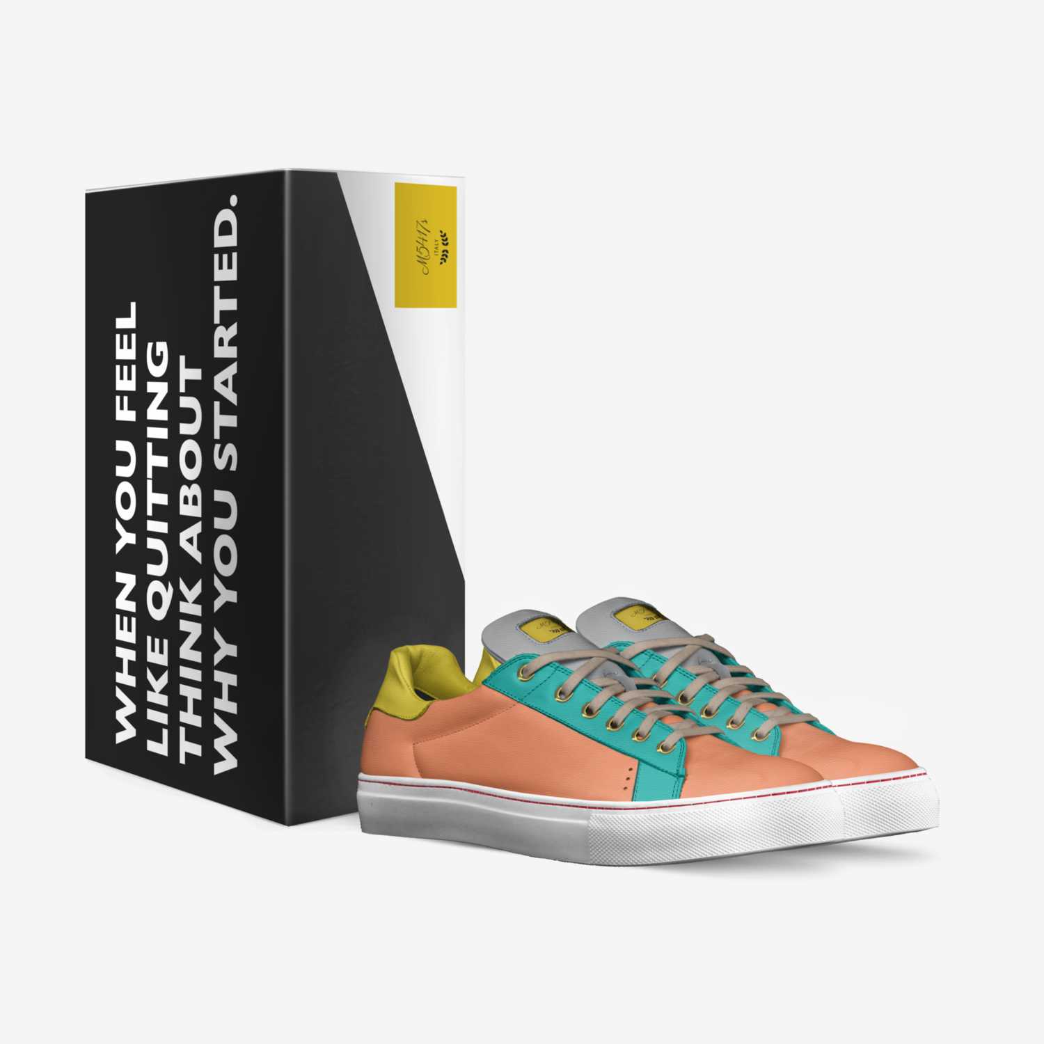 M5417s custom made in Italy shoes by Le Mon Hyacinthe | Box view