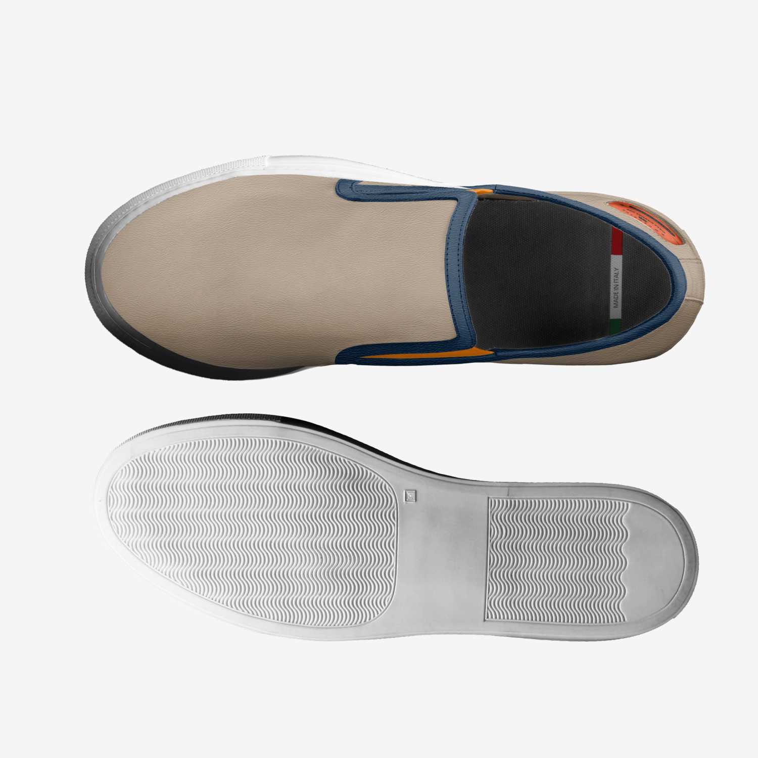 Cali Casual 805 custom made in Italy shoes by Kevin Martin Jr. | Top view