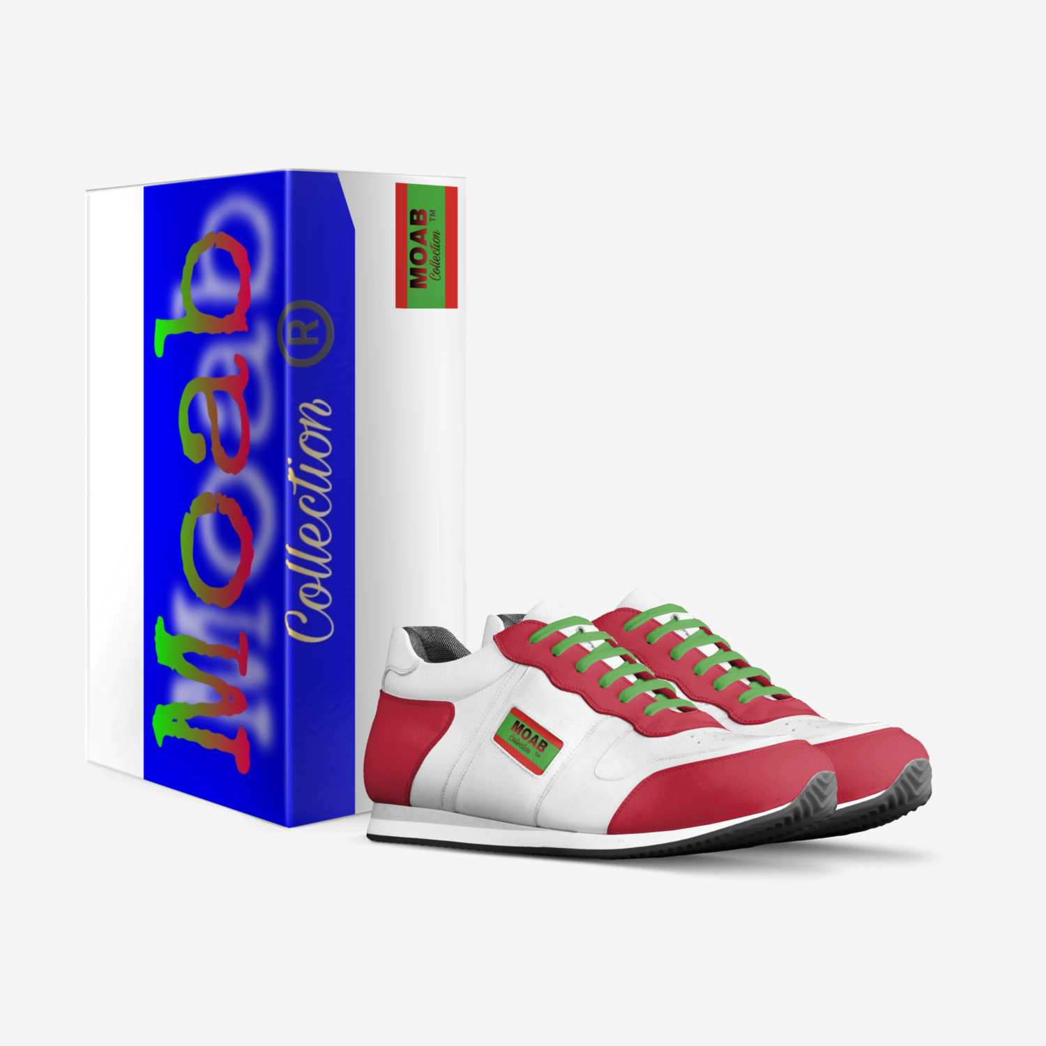 Moab custom made in Italy shoes by Nasir Ma'At-el | Box view