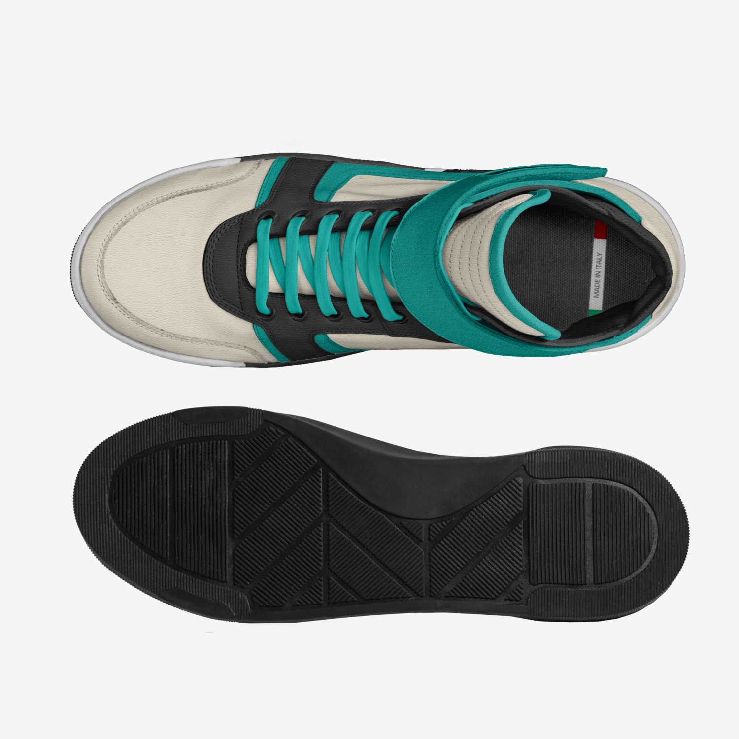 Cali Future 805 custom made in Italy shoes by Kevin Martin Jr. | Top view