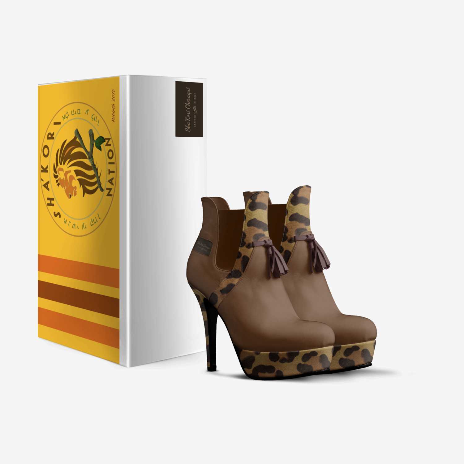 Sha'Kori Cheraqui custom made in Italy shoes by Sha'Kori Kingdom Commonwealth | Box view