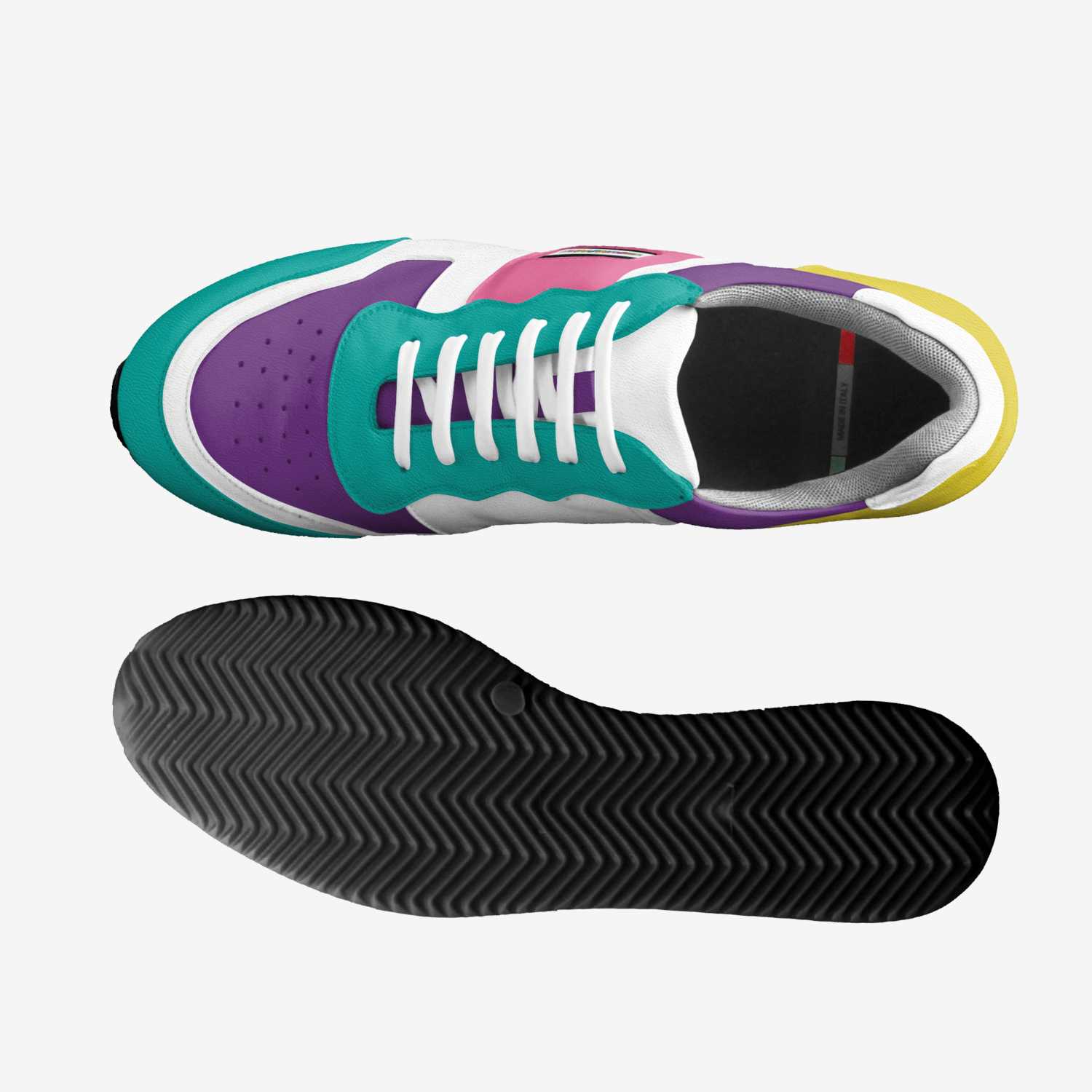 BLOW Up custom made in Italy shoes by Eric Ashford | Top view