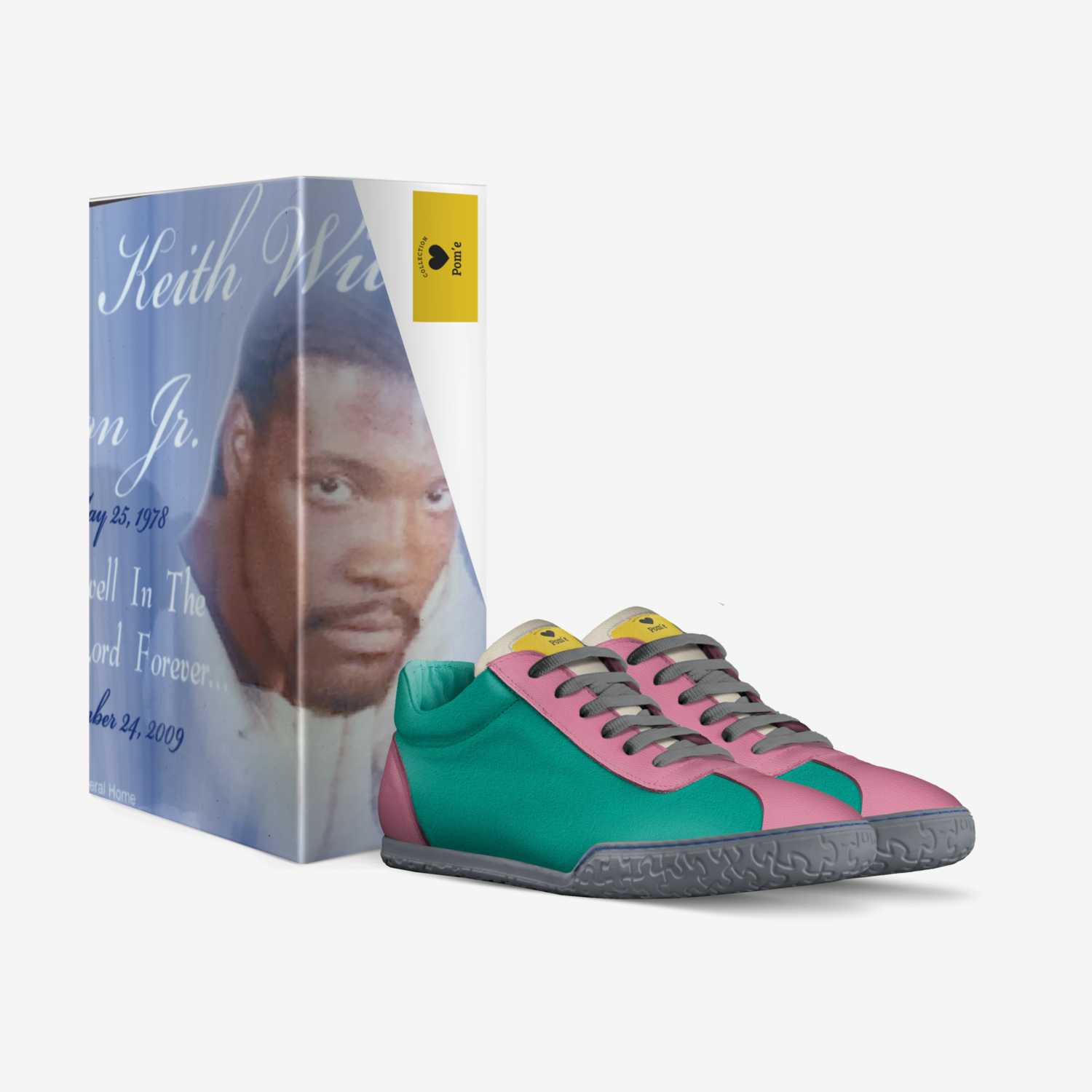 Pom'e custom made in Italy shoes by Kenyatta Hampton | Box view