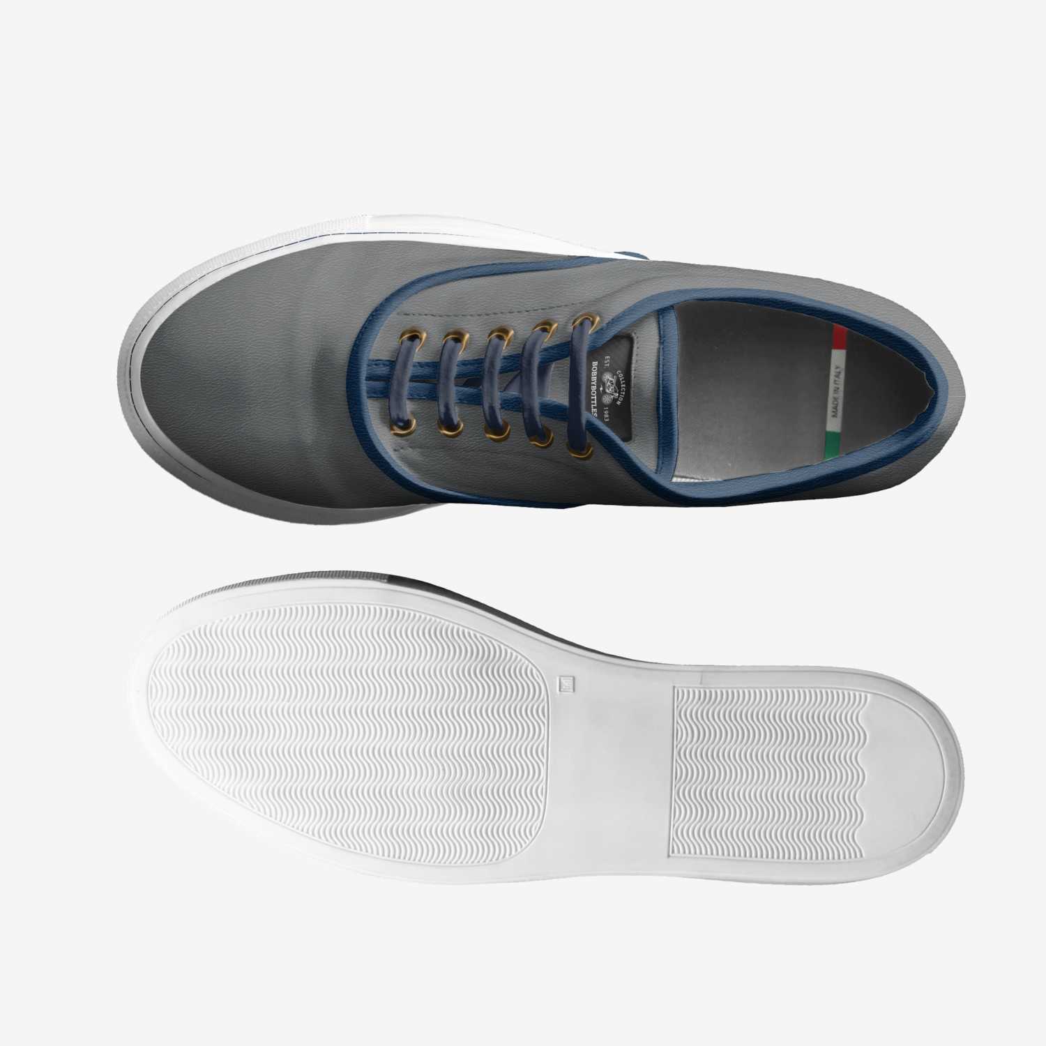 BobbyBottles Low custom made in Italy shoes by Bobby Wronski Jr. | Top view