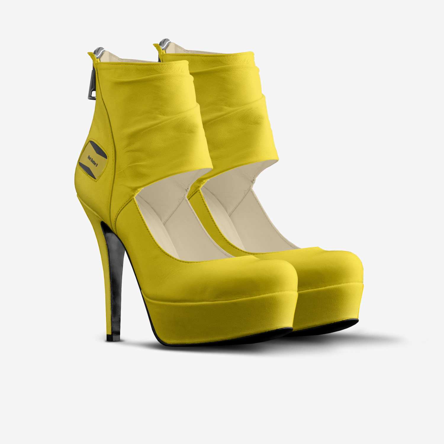 Butter custom made in Italy shoes by Meziolle Wilcox | Double view