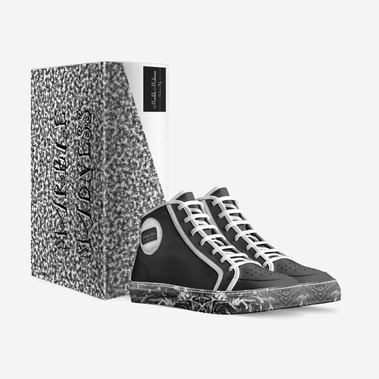 Marble Madness custom made in Italy shoes by Aomoji Kei | Box view