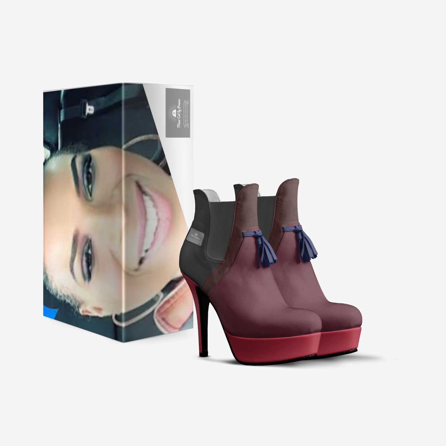Moni Cat custom made in Italy shoes by Catina Prevost Hinson | Box view