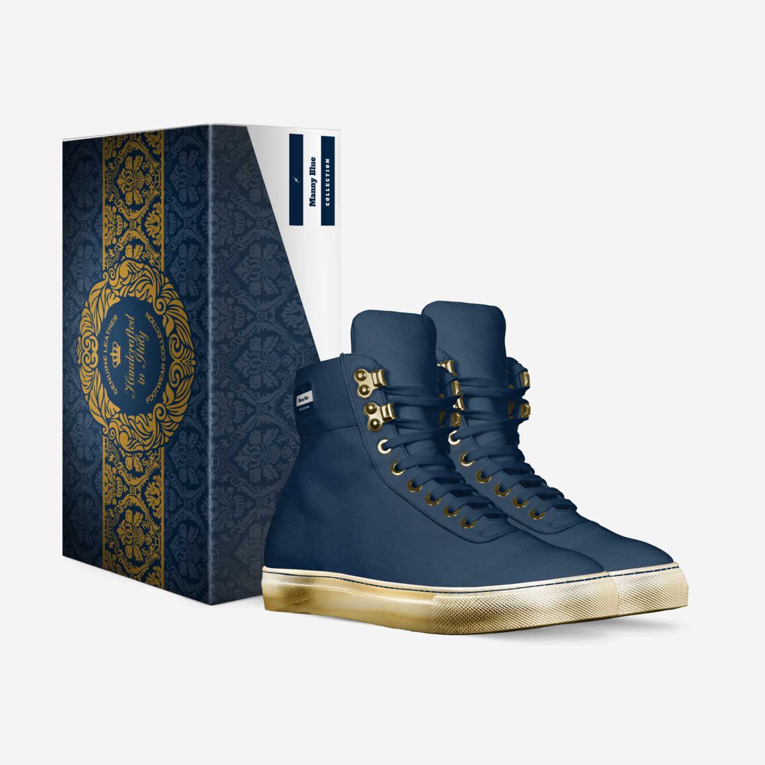 Manny Blue  custom made in Italy shoes by Manny Blue | Box view