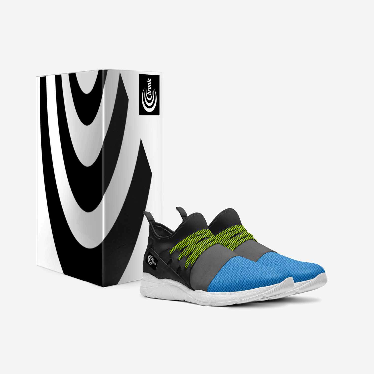 CHRONIC T-Blazer custom made in Italy shoes by Chronic Athletics | Box view