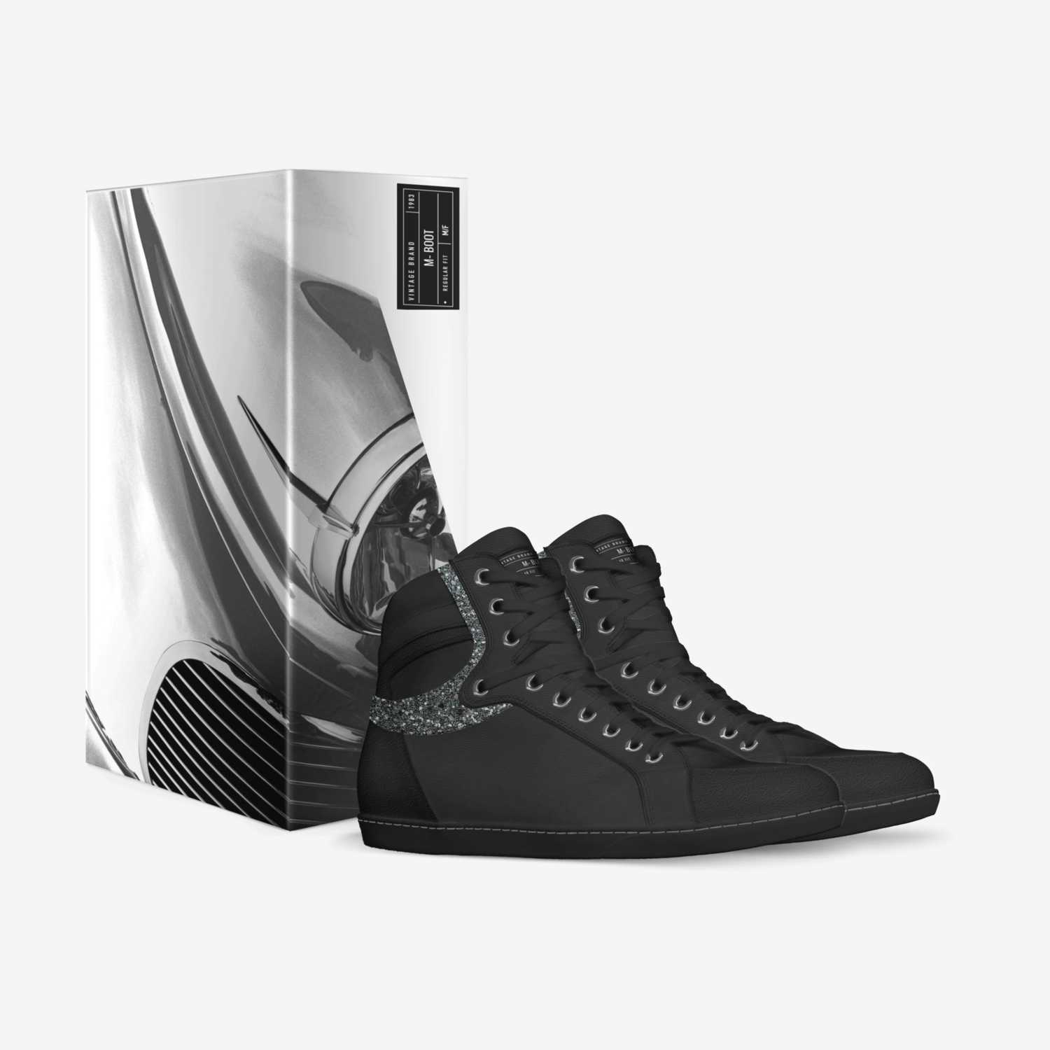 M- boot custom made in Italy shoes by Marvin Correa | Box view