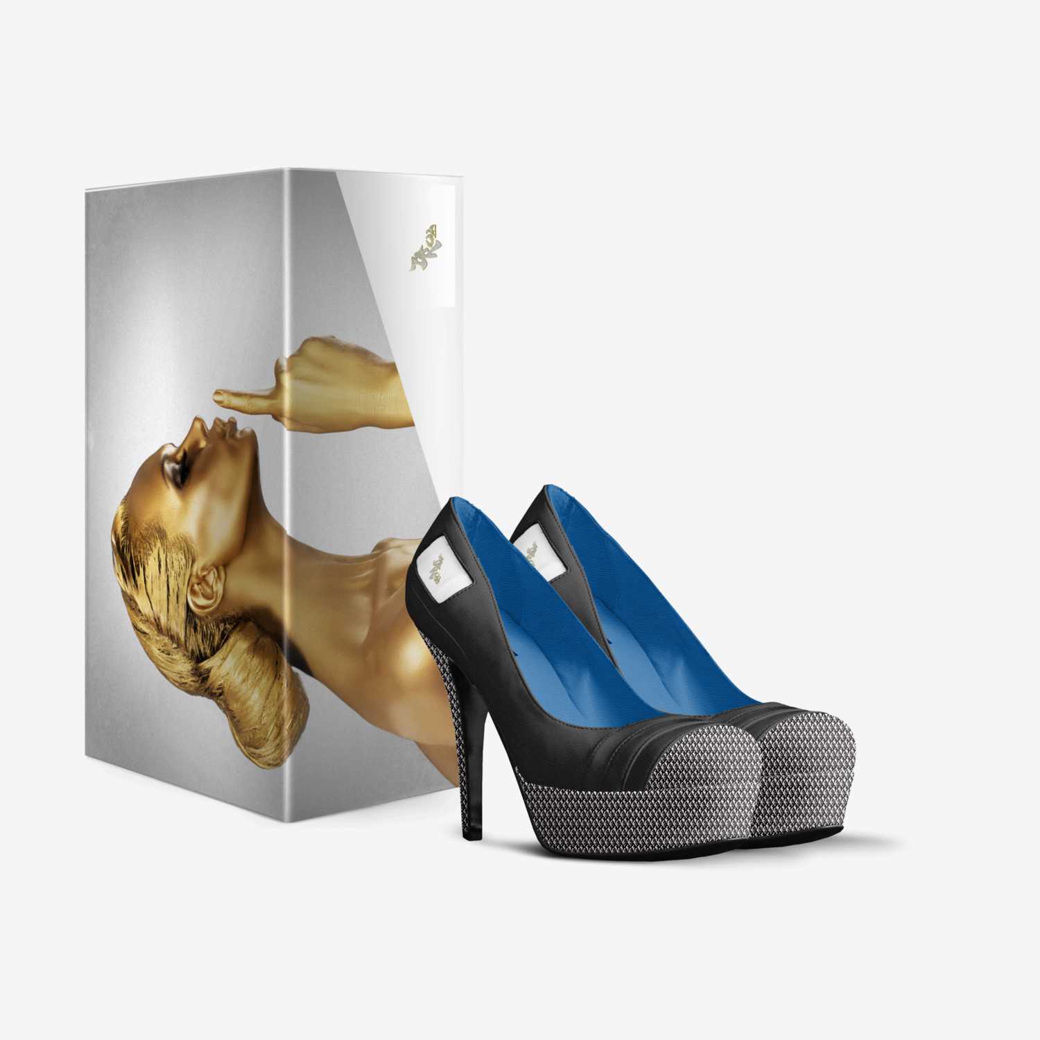 B Real Queen  custom made in Italy shoes by Brian Lee | Box view