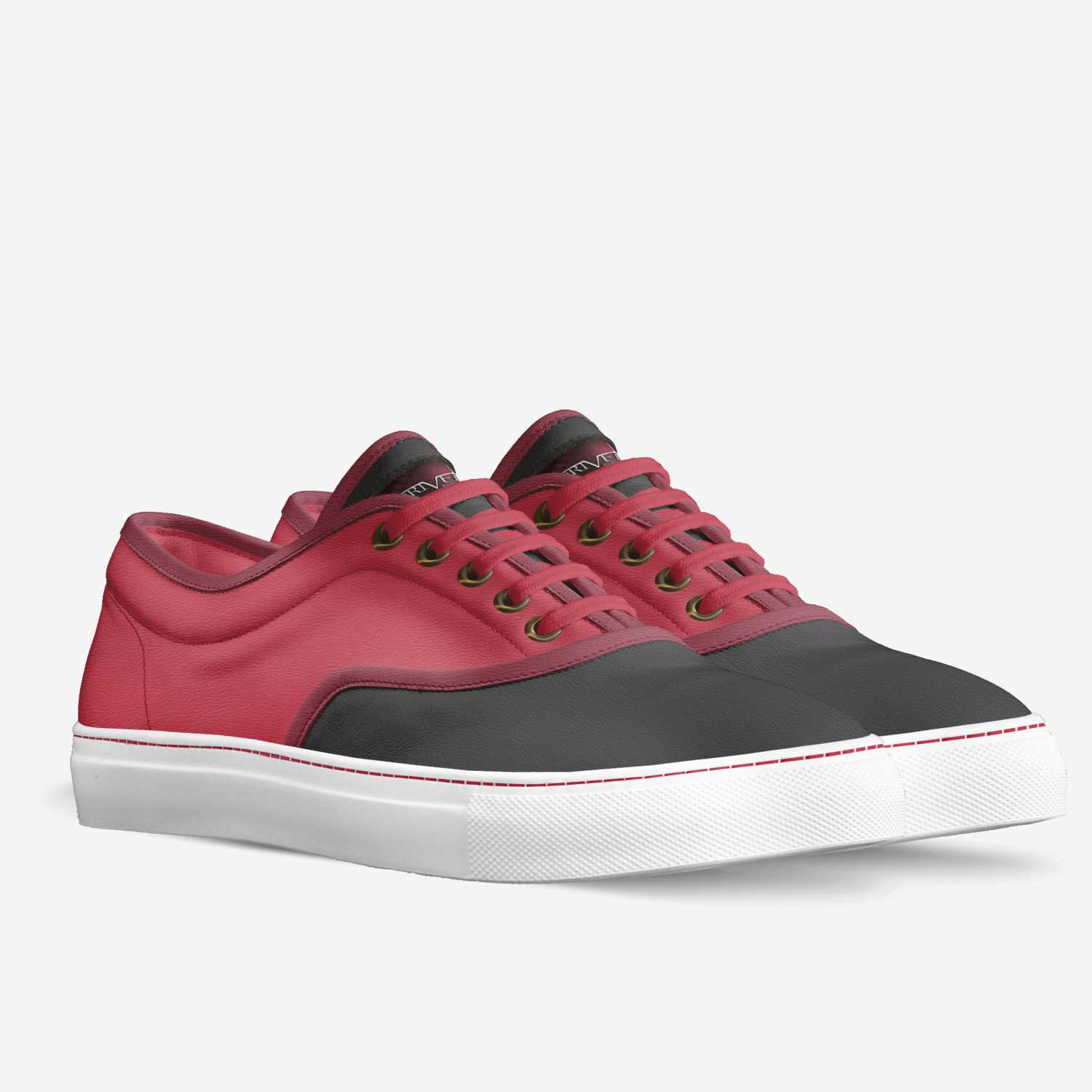 Driven Red-Omega custom made in Italy shoes by Jason Oberly | Double view