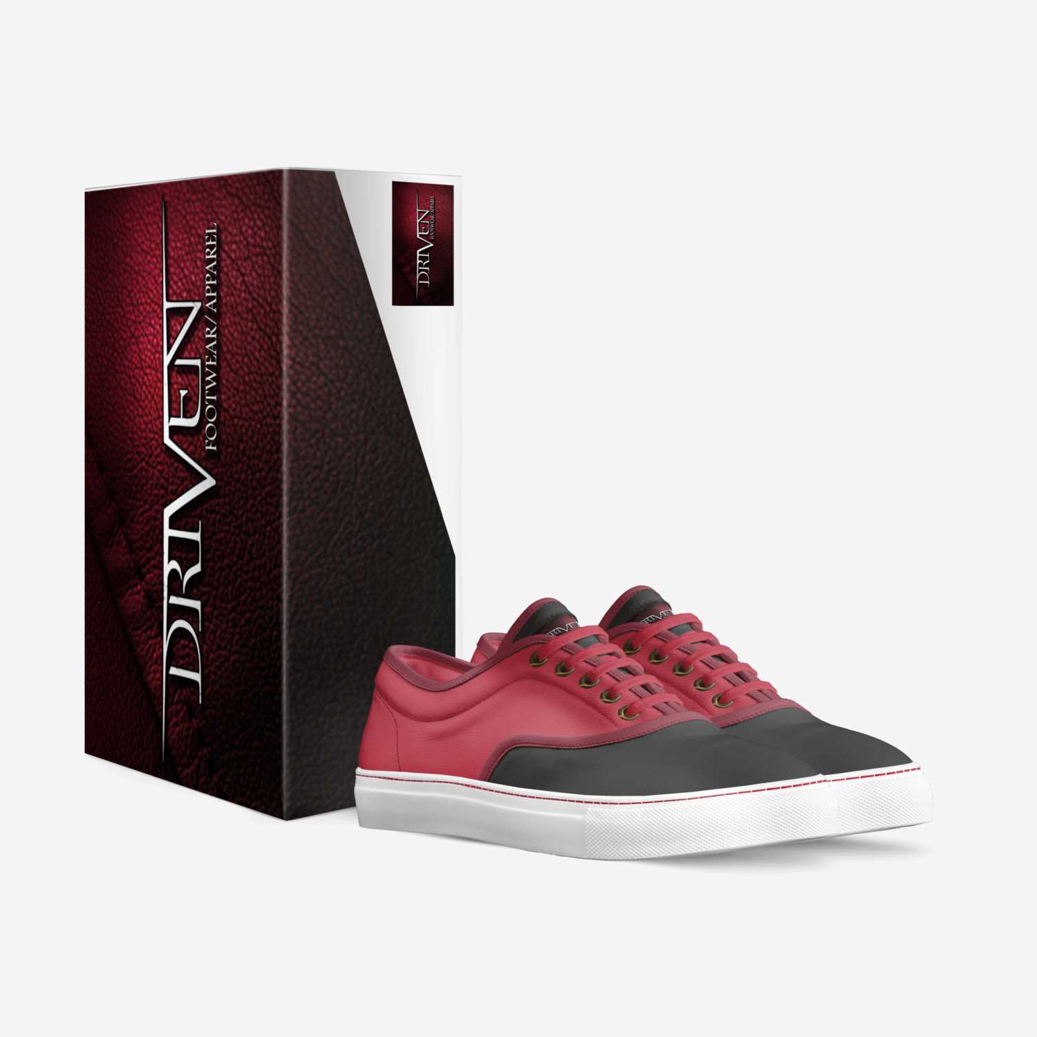Driven Red-Omega custom made in Italy shoes by Jason Oberly | Box view